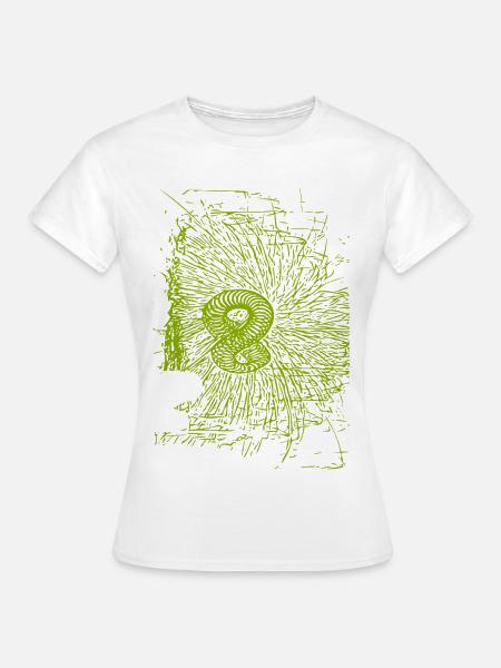 abstraktes Design - Frauen T-Shirt - Weiß