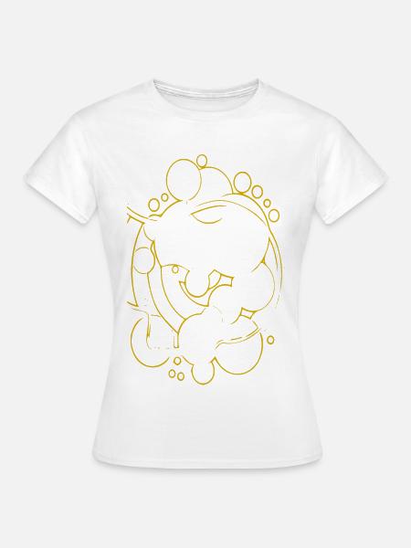 Kreis-Tierfreundschaft Doodle - Frauen T-Shirt - Weiß