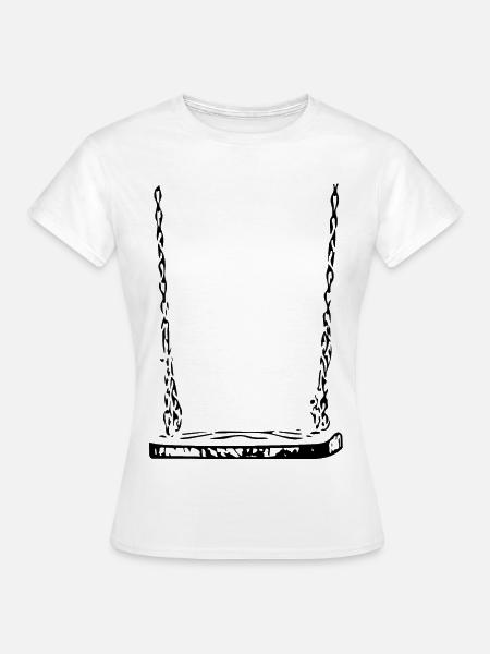 Schaukel - Frauen T-Shirt - Weiß