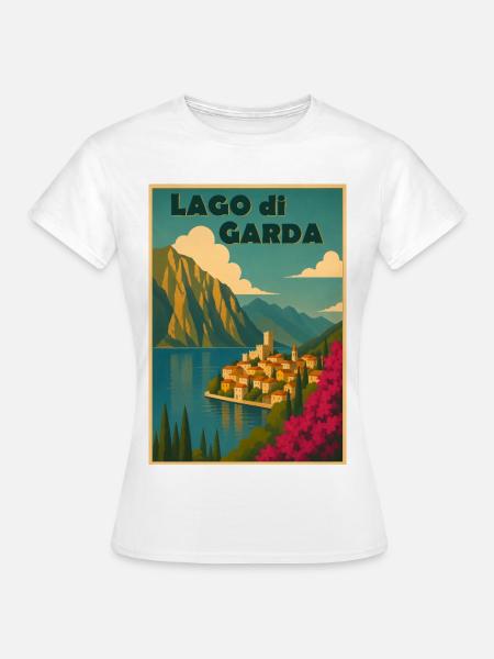 Gardasee - Frauen T-Shirt - Weiß