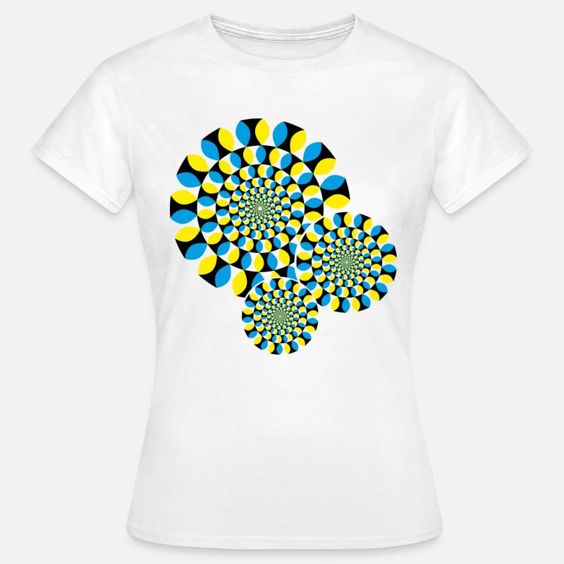 Optical Illusion - Women's T-Shirt - white