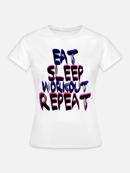 Workout - Frauen T-Shirt - Weiß
