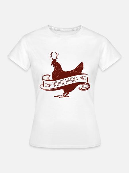 Wuide Henna - Frauen T-Shirt - Weiß