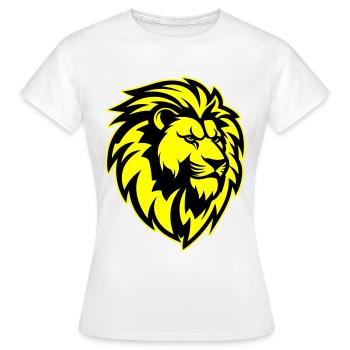 Tête de Lion - T-shirt Femme - blanc - Devant - AI Model Female 172 dark (172cm)