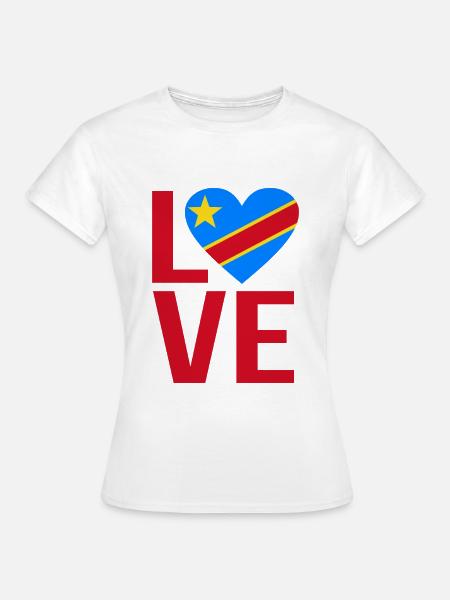 Kongo - Frauen T-Shirt - Weiß