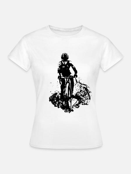 gravel gravelbike - Frauen T-Shirt - Weiß