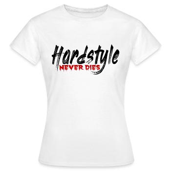 Hardstyle Rave Raver Raven - Frauen T-Shirt - Weiß - Vorne - AI Model Female 172 dark (172cm)