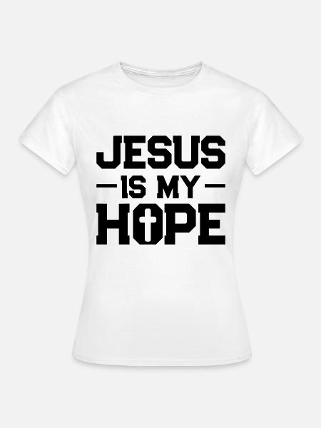 jesus hoffnung - Frauen T-Shirt - Weiß
