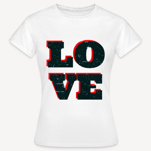 LOVE - Koszulka damska