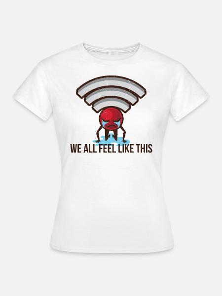 Lustiges Gamer Programmierer Computer Geschenk - Frauen T-Shirt - Weiß