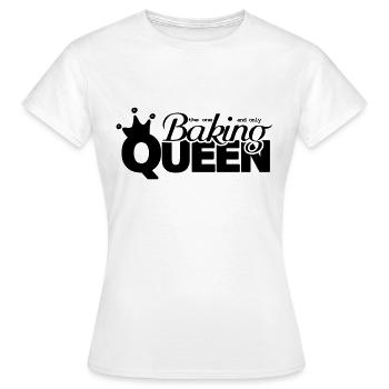 Faire cuire au four Reine boulanger énonciation drôle - T-shirt Femme - blanc - Devant - AI Model Female 172 dark (172cm)