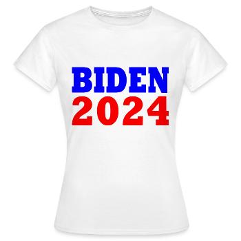 Joe biden 2024 - T-shirt Femme - blanc - Devant - AI Model Female 172 dark (172cm)