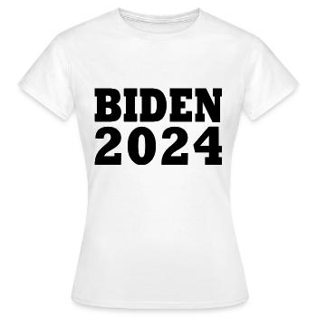 Joe biden 2024 - T-shirt Femme - blanc - Devant - AI Model Female 172 dark (172cm)