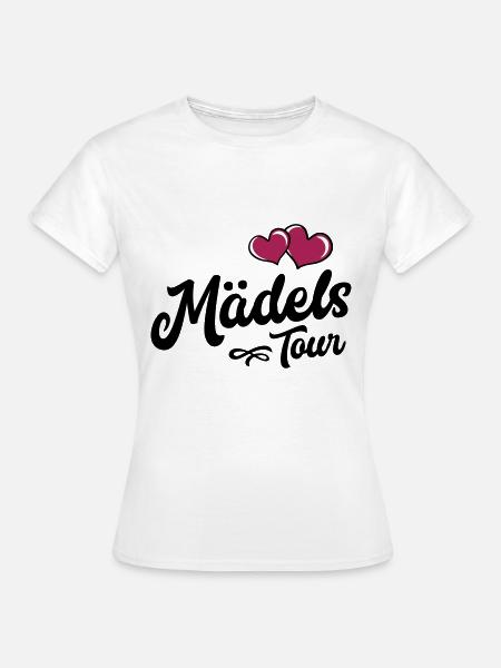 Mädels Tour Herz - Frauen T-Shirt - Weiß