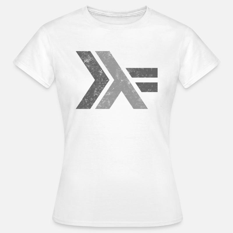 Haskell Programming Language Logo design - T-shirt Femme - blanc
