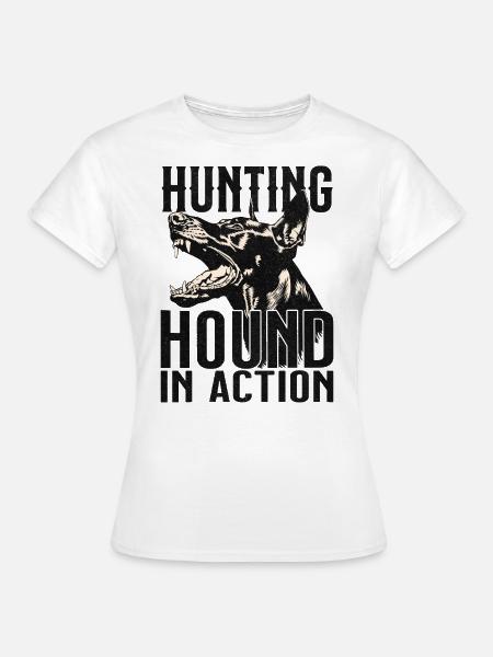 Jagdhund Grimmiger Jagdhund - Frauen T-Shirt - Weiß