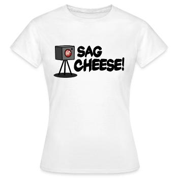 Say Cheese radar de vitesse radar de vitesse point de réglage MPU - T-shirt Femme - blanc - Devant - AI Model Female 172 dark (172cm)
