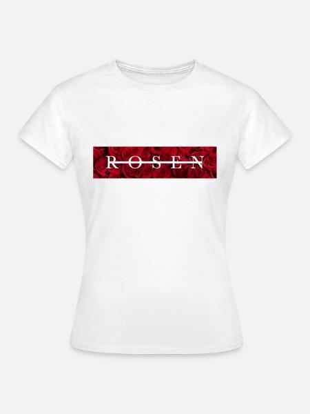Rosen - Frauen T-Shirt - Weiß