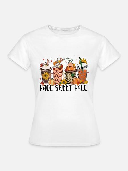 Herbst Süßer Herbst - Frauen T-Shirt - Weiß