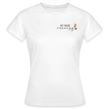 Sunday run - Frauen T-Shirt - Weiß - Vorne - AI Model Female 172 dark (172cm)
