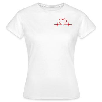 TOUJOURS VIVANT - T-shirt Femme - blanc - Devant - AI Model Female 172 dark (172cm)