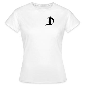 D - T-shirt Femme - blanc - Devant - AI Model Female 172 dark (172cm)