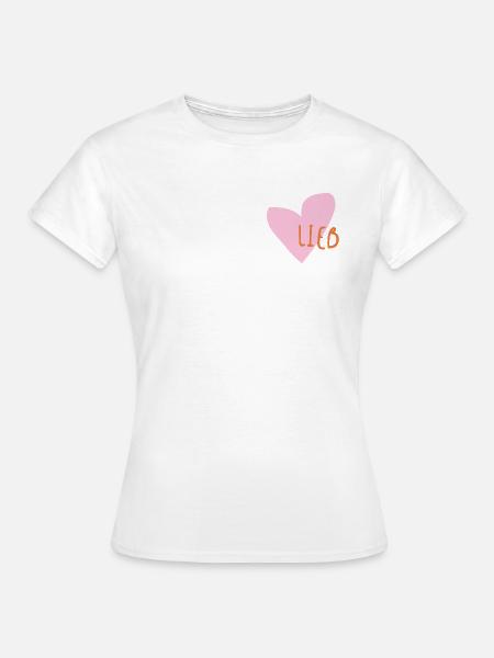 lieb - Frauen T-Shirt - Weiß