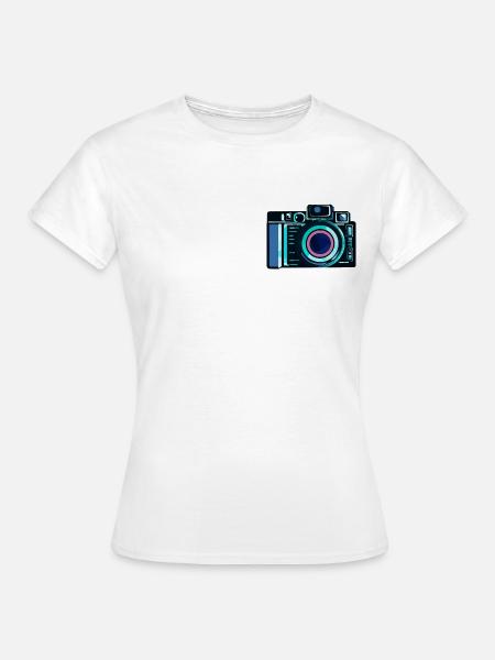 Kamera - Frauen T-Shirt - Weiß