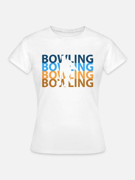 Bowlen - Frauen T-Shirt - Weiß