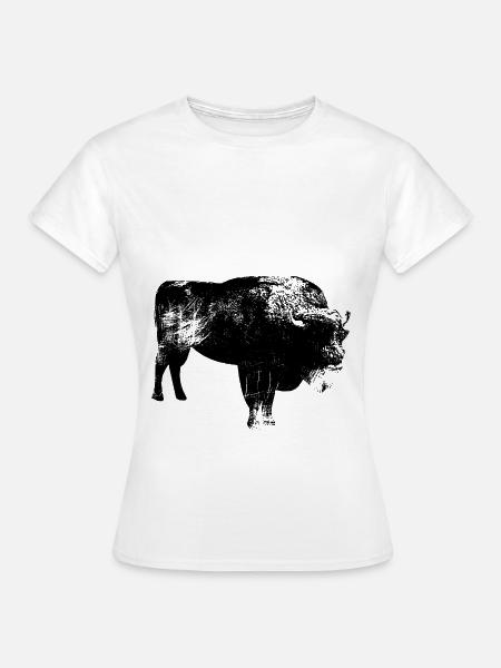 Rind Kuh - Frauen T-Shirt - Weiß