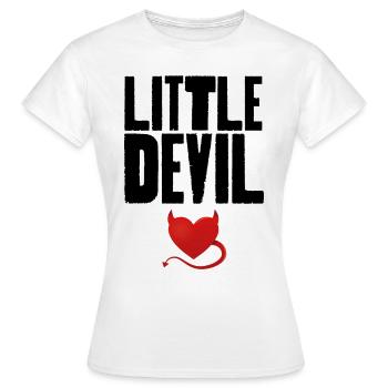 Kleiner Teufel - Frauen T-Shirt - Weiß - Vorne - AI Model Female 172 dark (172cm)