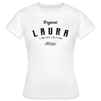 Laura Limited Edition - Frauen T-Shirt - Weiß - Vorne - AI Model Female 172 dark (172cm)