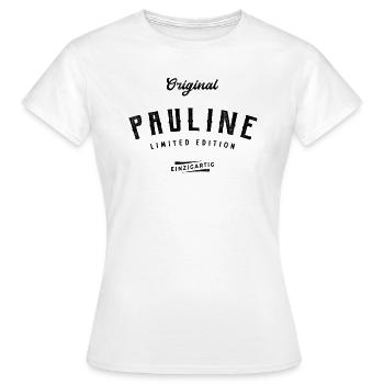 Pauline Limited Edition - Frauen T-Shirt - Weiß - Vorne - AI Model Female 172 dark (172cm)