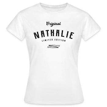 Nathalie Limited Edition - Frauen T-Shirt - Weiß - Vorne - AI Model Female 172 dark (172cm)