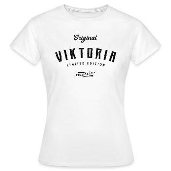 Viktoria Limited Edition - Frauen T-Shirt - Weiß - Vorne - AI Model Female 172 dark (172cm)