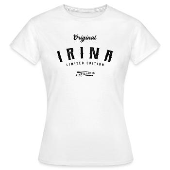 Irina Limited Edition - Frauen T-Shirt - Weiß - Vorne - AI Model Female 172 dark (172cm)