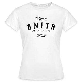 Anita Limited Edition - Frauen T-Shirt - Weiß - Vorne - AI Model Female 172 dark (172cm)