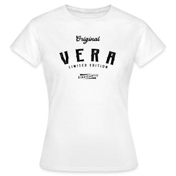 Vera Limited Edition - Frauen T-Shirt - Weiß - Vorne - AI Model Female 172 dark (172cm)