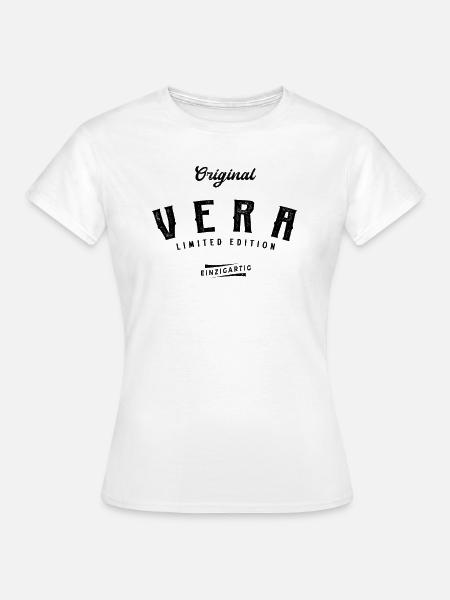 Vera Limited Edition - Frauen T-Shirt - Weiß