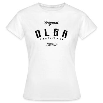Olga Limited Edition - Frauen T-Shirt - Weiß - Vorne - AI Model Female 172 dark (172cm)