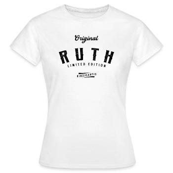 Ruth Limited Edition - Frauen T-Shirt - Weiß - Vorne - AI Model Female 172 dark (172cm)