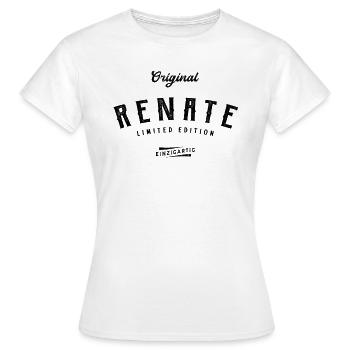 Renate Limited Edition - Frauen T-Shirt - Weiß - Vorne - AI Model Female 172 dark (172cm)