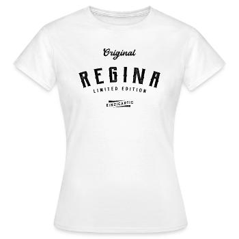 Regina Limited Edition - Frauen T-Shirt - Weiß - Vorne - AI Model Female 172 dark (172cm)