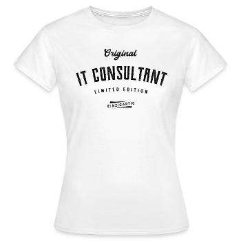 IT Consultant Limited Edition - Frauen T-Shirt - Weiß - Vorne - AI Model Female 172 dark (172cm)