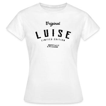 Luise Limited Edition - Frauen T-Shirt - Weiß - Vorne - AI Model Female 172 dark (172cm)