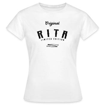Rita Limited Edition - Frauen T-Shirt - Weiß - Vorne - AI Model Female 172 dark (172cm)