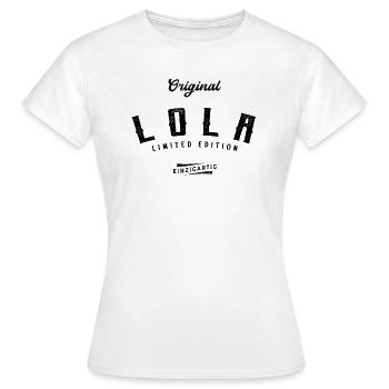 Lola Limited Edition - Frauen T-Shirt - Weiß - Vorne - AI Model Female 172 dark (172cm)