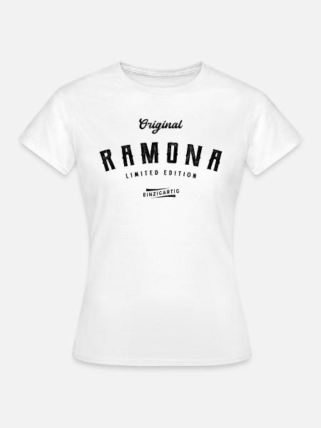 Ramona Limited Edition - Frauen T-Shirt - Weiß