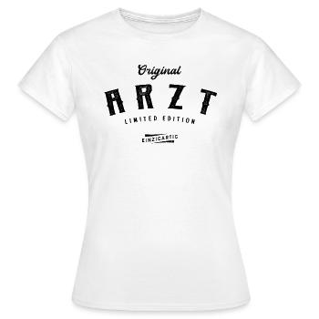 Arzt Limited Edition Mediziner - Frauen T-Shirt - Weiß - Vorne - AI Model Female 172 dark (172cm)