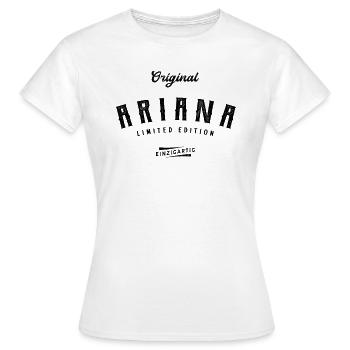 Ariana Limited Edition - Frauen T-Shirt - Weiß - Vorne - AI Model Female 172 dark (172cm)